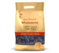 Just Natural Wholesome Carob Coated Ginger 80g