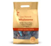 Just Natural Wholesome Milk Chocolate Coated Brazils 250g