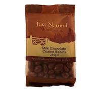 Just Natural Wholesome Milk Chocolate Raisins 250g