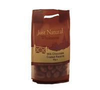 Just Natural Wholesome Milk Chocolate Raisins 80g