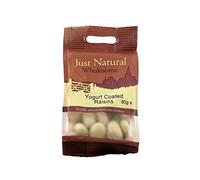 Just Natural Wholesome Yoghurt Coated Raisins 80g