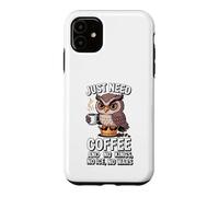 just need coffee and No Kings No ICE No Wars Case for iPhone 11