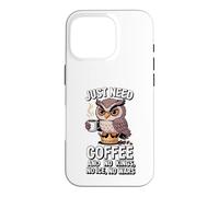 just need coffee and No Kings No ICE No Wars Case for iPhone 16 Pro