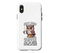 just need coffee and No Kings No ICE No Wars Case for iPhone X/XS