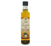 Just Oil - Roasting - British Cold Pressed Rapeseed Oil Infused with Garlic, Rosemary, Thyme and Sage, 250ml (Pack of 6)