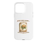 Just One Game Famous Last Words Mahjong Graphic Case for iPhone 15 Pro Max