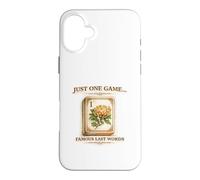 Just One Game Famous Last Words Mahjong Graphic Case for iPhone 16 Plus
