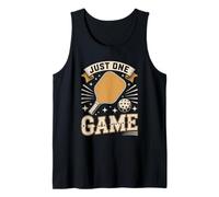 Just One Game Pickleball Court Retro Tank Top