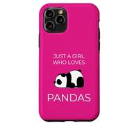 Just One Girl Adores Pandas Cute Kawaii Art Case for iPhone 11 Pro