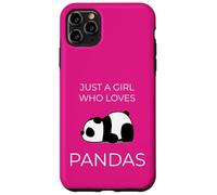 Just One Girl Adores Pandas Cute Kawaii Art Case for iPhone 11 Pro Max