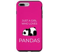 Just One Girl Adores Pandas Cute Kawaii Art Case for iPhone 7 Plus/8 Plus