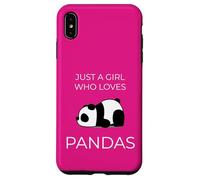 Just One Girl Adores Pandas Cute Kawaii Art Case for iPhone XS Max