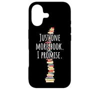 Just One More Book I Promise Bookworm Reading Lover Books Case for iPhone 17