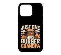 Just One More Burger Grandpa Funny BBQ Cookout Case for iPhone 16 Pro