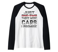 Just One More Cars I Promise Tuning Car Mechanic Raglan Baseball Tee