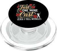 Just One More Cast Lies I Tell Myself Fishing PopSockets PopGrip for MagSafe