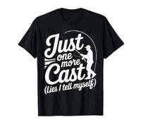 Just One More Cast Lies I Tell Myself Fishing T-Shirt