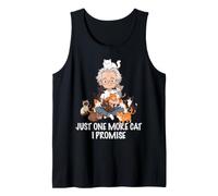 Just One More Cat I Promise Cats Lover Man Boy Cat Dad Tank Top