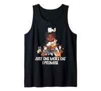 Just One More Cat I Promise Cats Lover Man Boy Cat Dad Tank Top