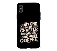 Just One More Chapter And One More Coffee Reader Case for iPhone X/XS
