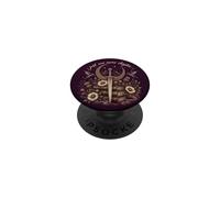 Just One More Chapter Book Dragon Floral Fantasy Dark Art PopSockets Adhesive PopGrip