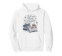 Just One More Chapter Book Love Cozy Bookworm Reading Pullover Hoodie