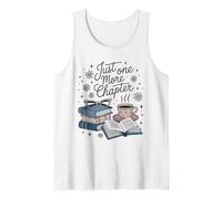 Just One More Chapter Book Love Cozy Bookworm Reading Tank Top