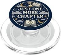 Just One More Chapter Book Lover Celestial Stars Moon PopSockets PopGrip for MagSafe