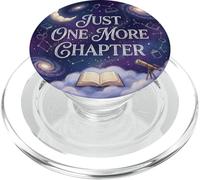 Just One More Chapter Book Lover Celestial Stars Moon PopSockets PopGrip for MagSafe