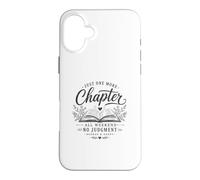 Just One More Chapter Book Lover Open Book Reading Graphic Case for iPhone 16 Plus