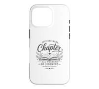 Just One More Chapter Book Lover Open Book Reading Graphic Case for iPhone 16 Pro