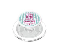 Just One More Chapter Bookish Book Reading Coquette Pink Bow PopSockets PopGrip for MagSafe