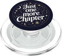 Just One More Chapter Celestial Moon Star Book Lover PopSockets PopGrip for MagSafe