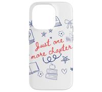 Just one more chapter cute doodle graphic book lover Case for iPhone 14 Pro