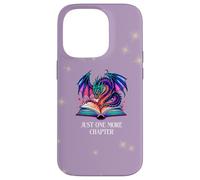 Just One More Chapter Fantasy Book Dragon Purple Reading Case for iPhone 14 Pro