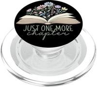 Just One More Chapter Floral Book Wildflower Aesthetic Art PopSockets PopGrip for MagSafe