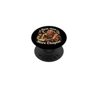 Just One More Chapter Reading Fantasy Book Dragon Reader PopSockets Adhesive PopGrip