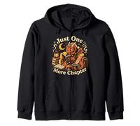 Just One More Chapter Reading Fantasy Book Dragon Reader Zip Hoodie