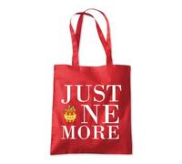 Just One More Chicken Dinner Tote Shopping Bag 10 Litres Capacity 42 x 38cm