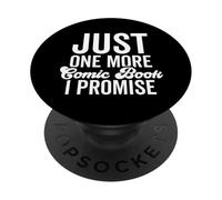 Just One More Comic Book I Promise Comic Book Collector PopSockets Adhesive PopGrip