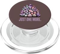 Just One More Crystal Collector Funny Geology Rock Amethyst PopSockets PopGrip for MagSafe