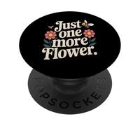 Just One More Flower Cute Bee Wildflowers PopSockets Adhesive PopGrip