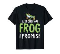 Just One More Frog I Promise Funny Reptile Toad Animal Lover T-Shirt