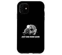 Just One More Game | Funny Skeleton Gamer Video Gaming Case for iPhone 11