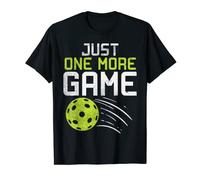 Just One More Game Pickleball Funny Pickle Ball Player Gift T-Shirt