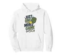 Just One More Game Pickleball Funny Quote Pullover Hoodie
