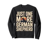 Just One More German Shepherd Retro Sunset Sweatshirt