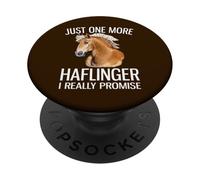 Just One More Haflinger I Promise Funny Haflinger Horse PopSockets Adhesive PopGrip