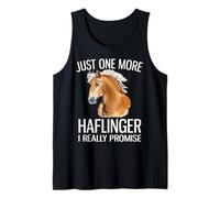Just One More Haflinger I Promise Funny Haflinger Horse Tank Top