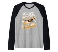 Just One More Jet I Promise Jet Planes Aviation Raglan Baseball Tee